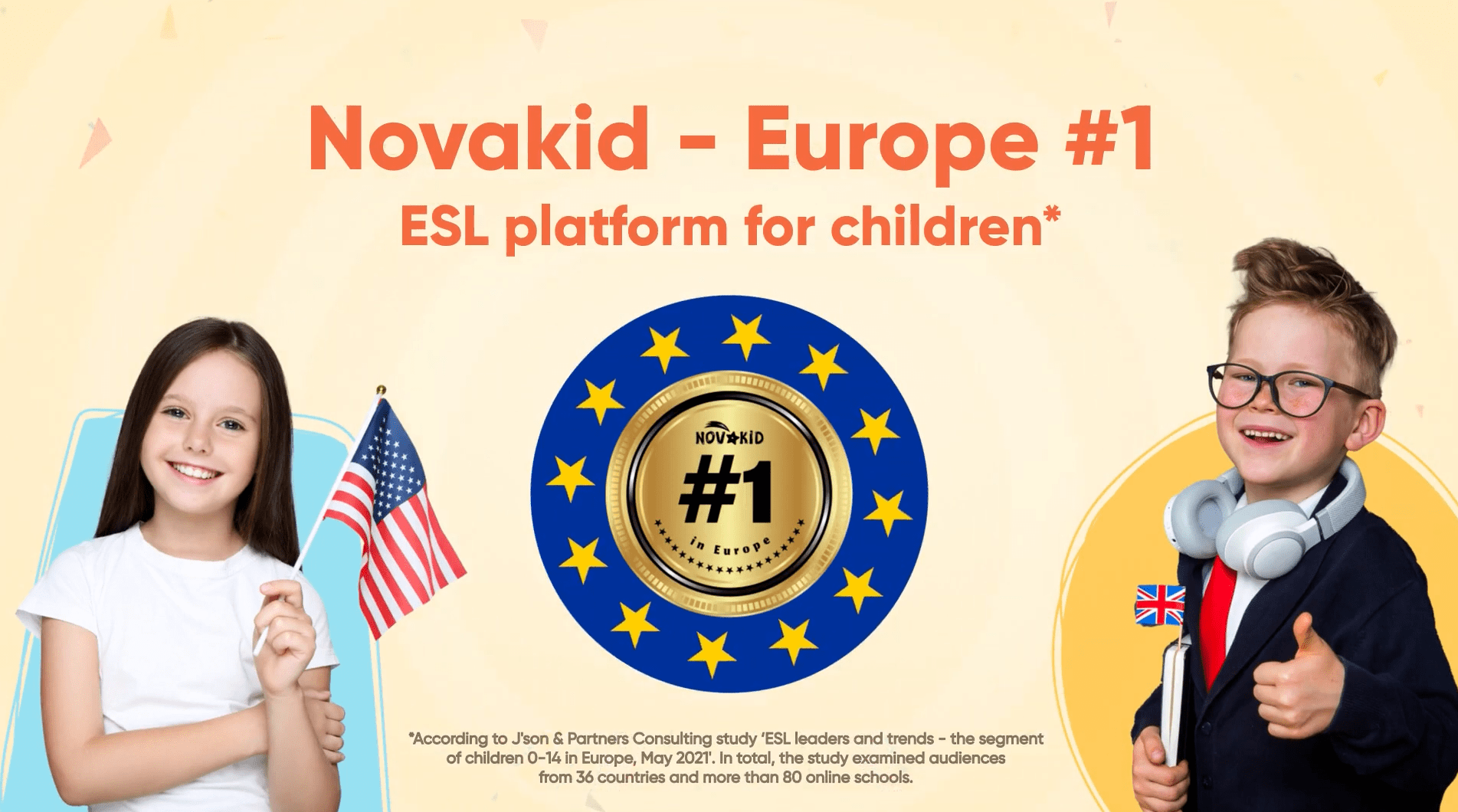 Piattaforma ESL Novakid per bambini