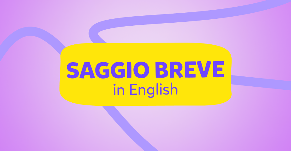 Saggio breve in English, l’essay inglese