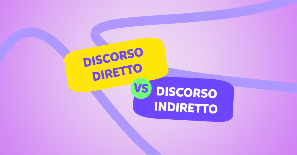 Discorso diretto e indiretto inglese