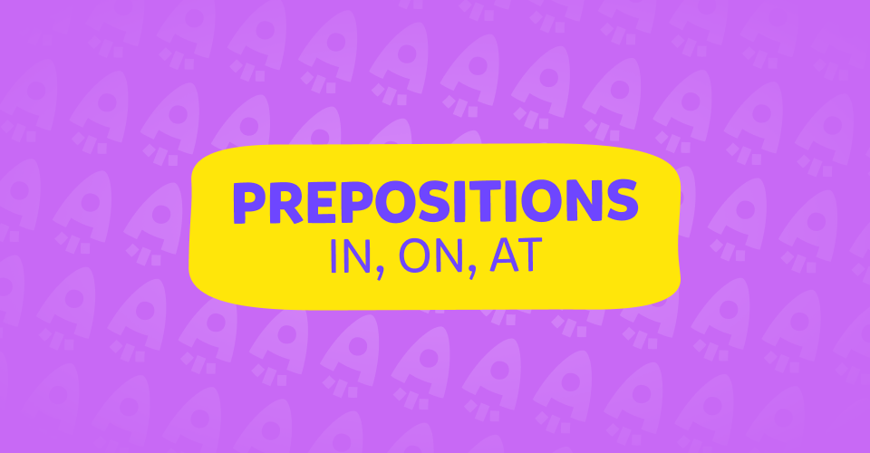 In, on, at, preposizioni in inglese, prepositions