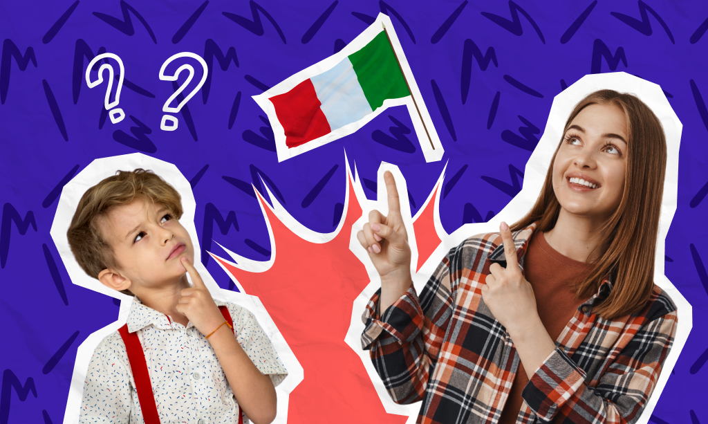 La bandiera italiana spiegata ai bambini